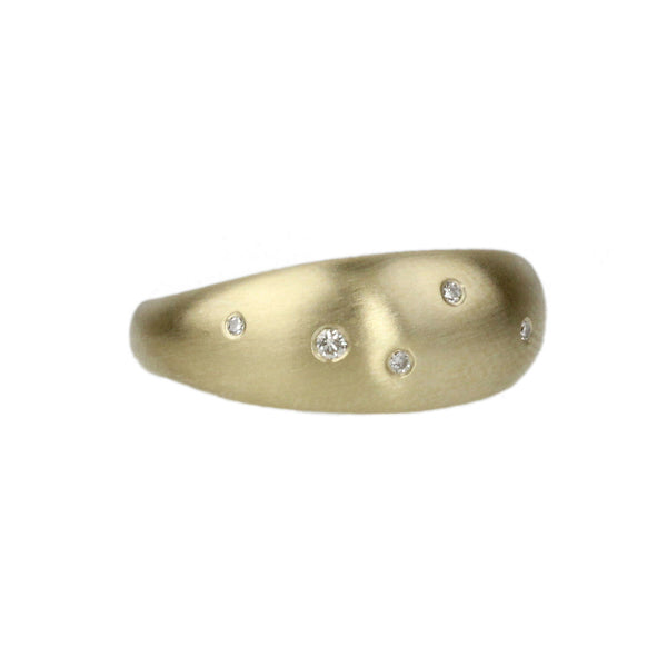 Diamond Short Sleeve Ring