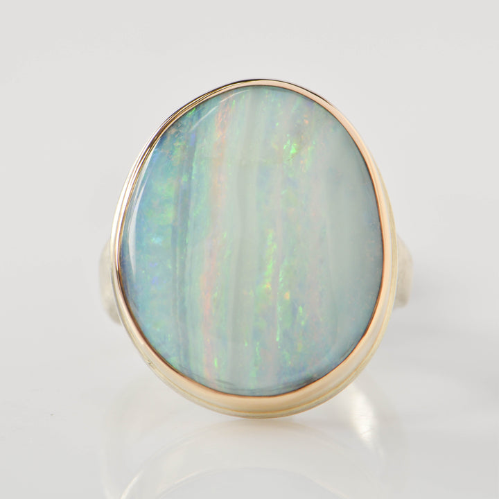 Boulder Opal Ring