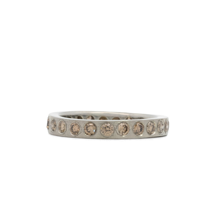 Trunk Show Adam 3 mm Champagne Diamond Ring