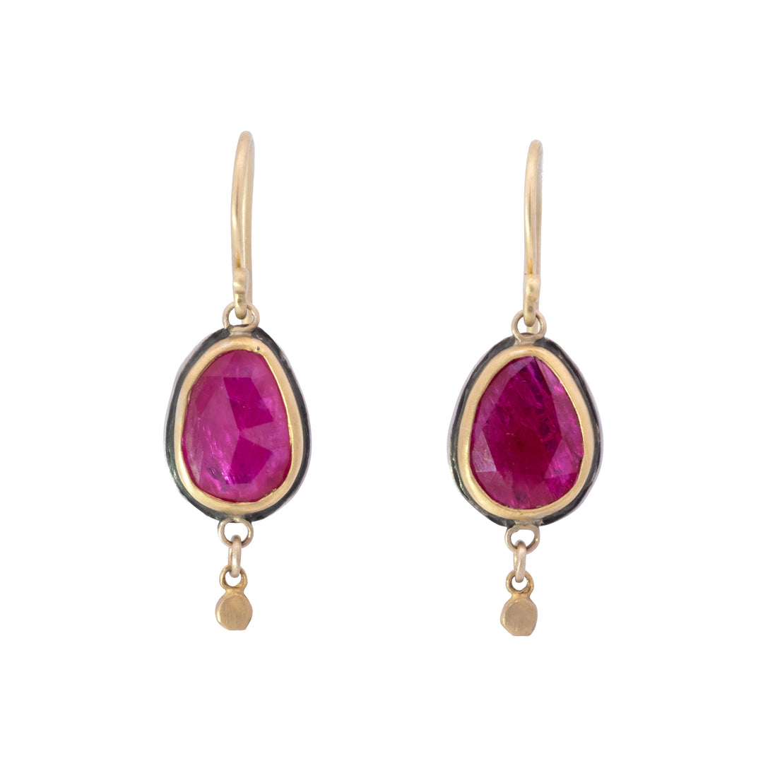 Ruby Drop Earrings