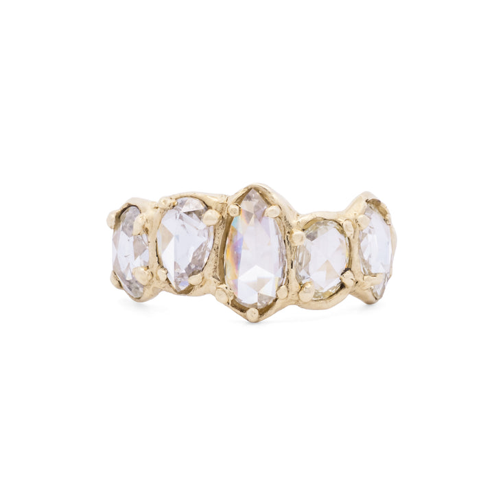 Rose Cut Diamonds Ring