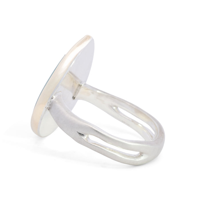 Pear Shaped Aquaprase Ring