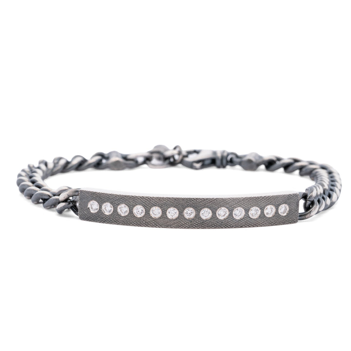 Diana ID Diamond Bar Bracelet