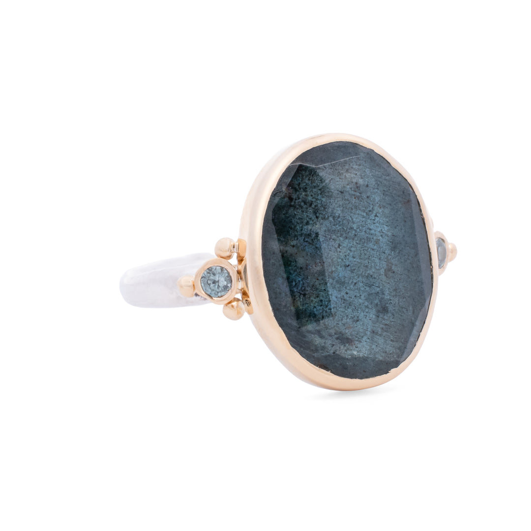 Moss Aquamarine Ring