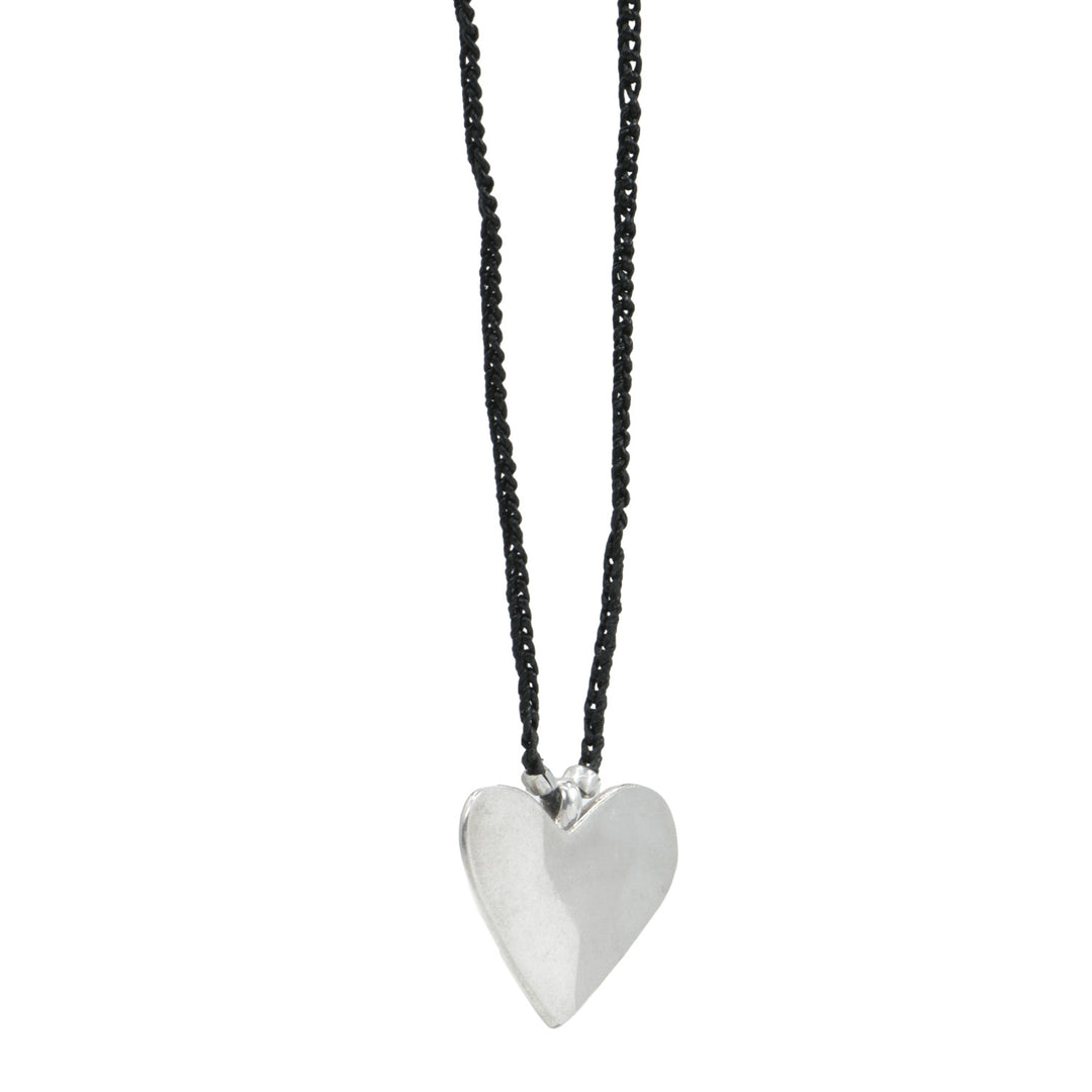 Hammered Heart Necklace