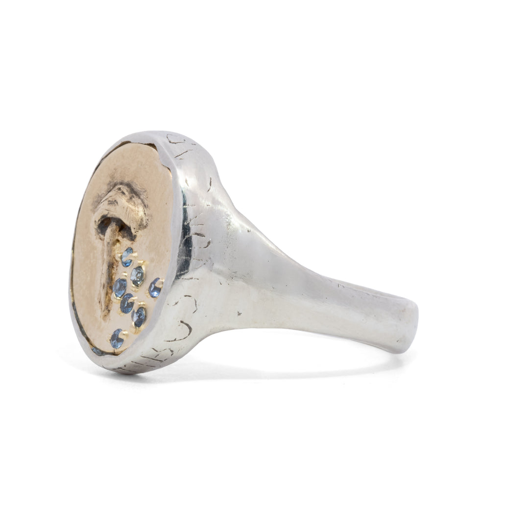 Mushroom Signet Ring