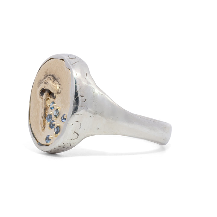 Mushroom Signet Ring