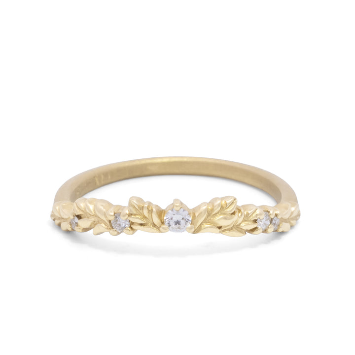 Wood Nymph Topper Guard Ring