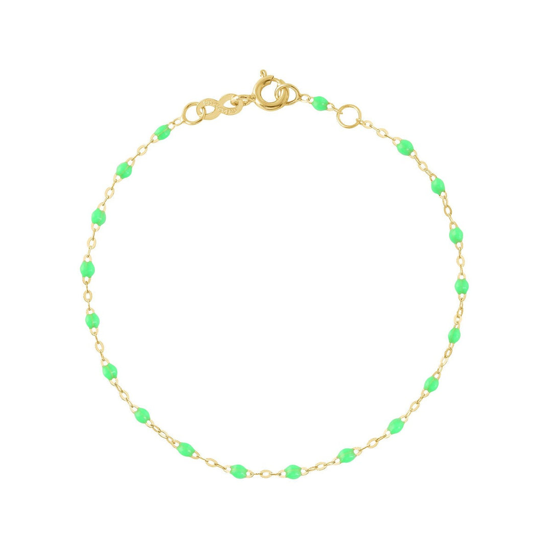 Classic Gigi Neon Green Resin Bracelet