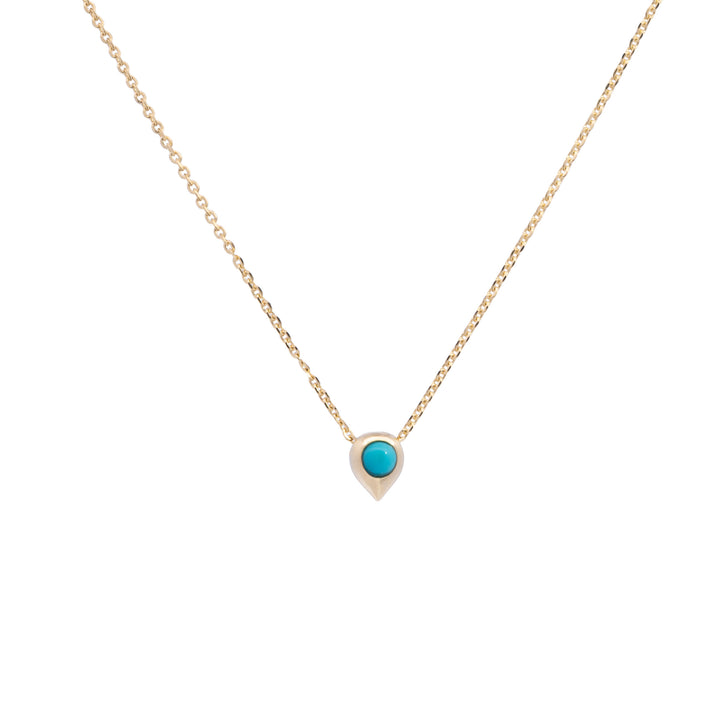 Birth Stone Teardrop Gemstone Bead
