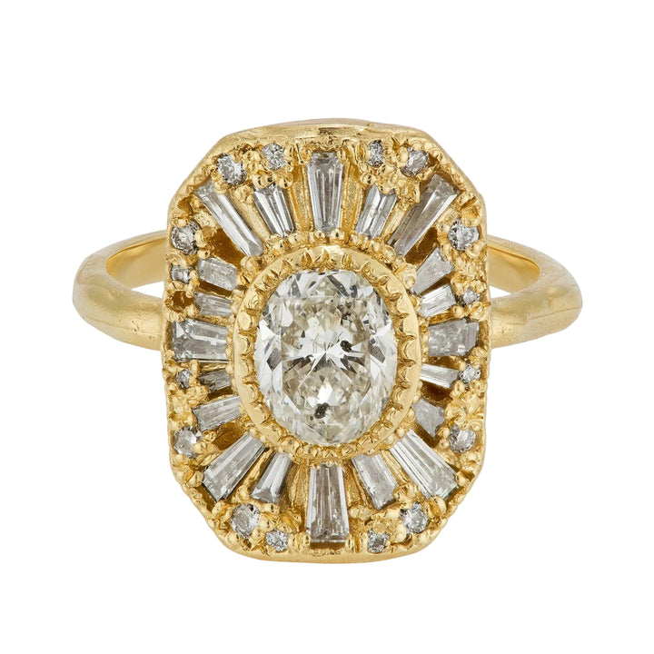 White Diamond Legacy Cocktail Ring