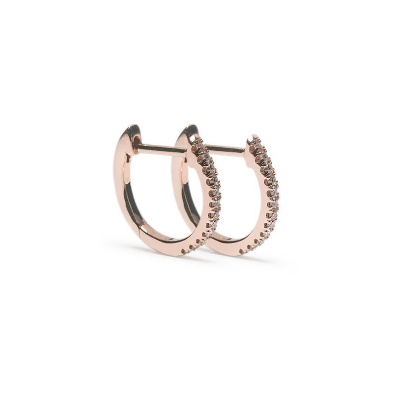 Rose Gold Pixie Hoops