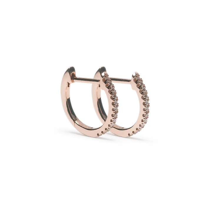 Rose Gold Pixie Hoops