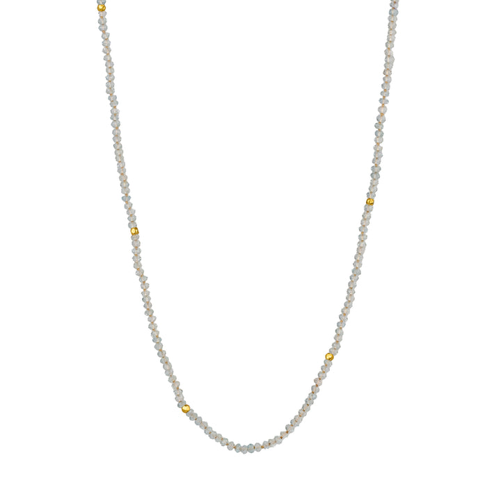 Aquamarine Beaded Necklace