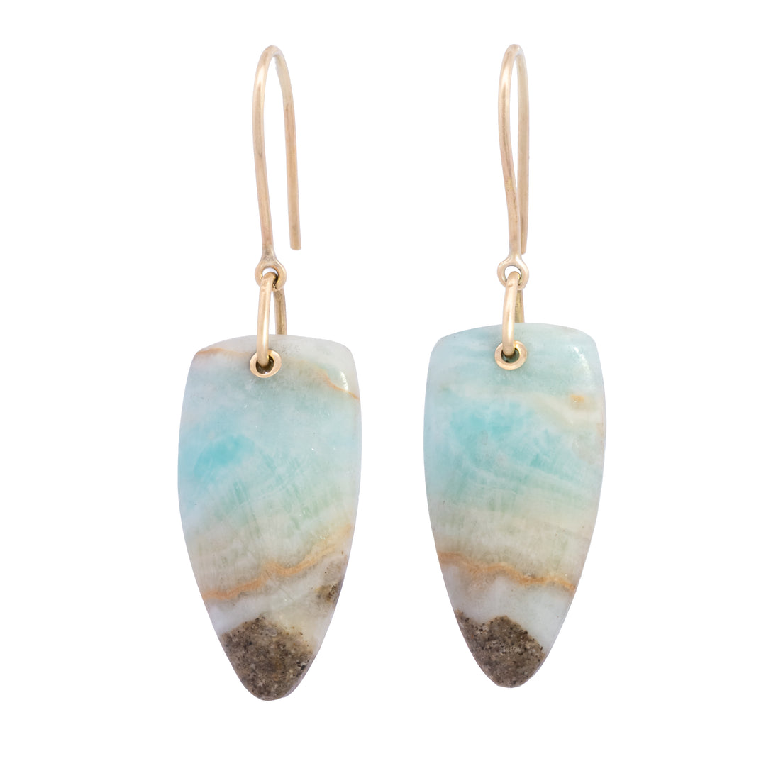 Hemimorphite Drop Earrings
