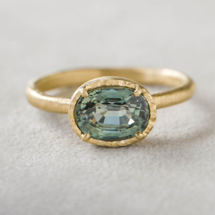 Trunk Show Green Sapphire Ring