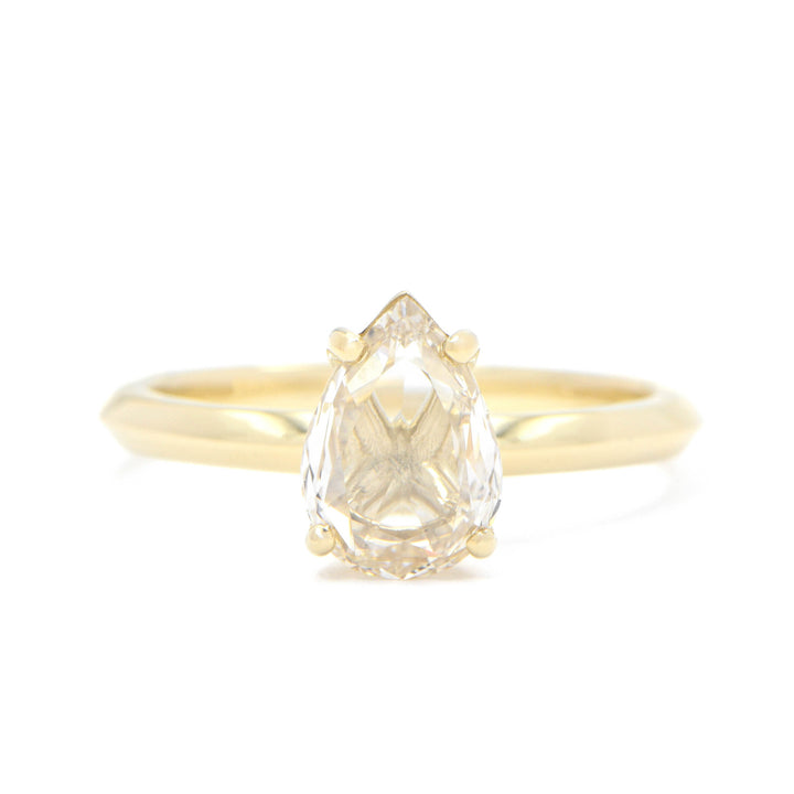 1.19ct Champagne Diamond Solitaire Ring