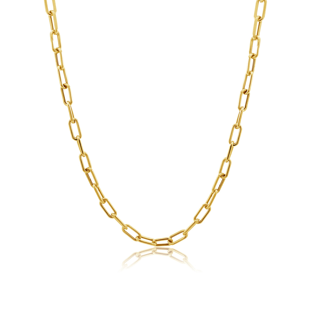 Medium Paperclip Chain - 18"