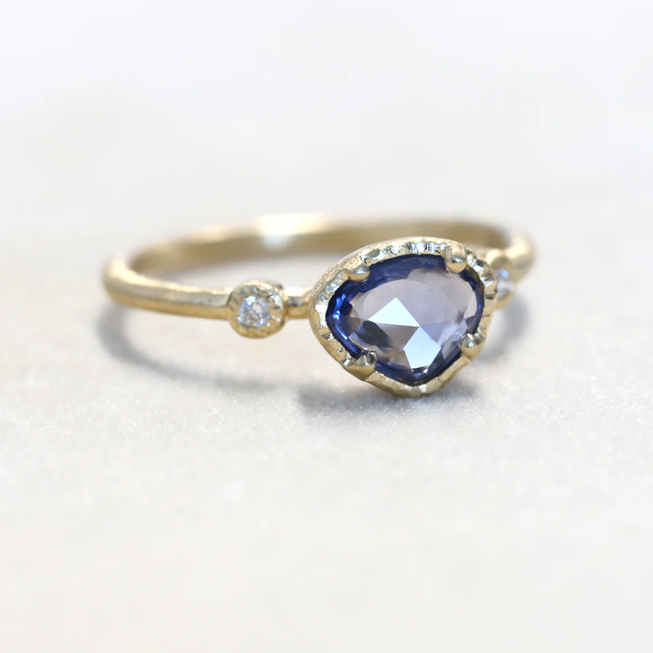 Trunk Show Blue Sapphire Muguet Ring
