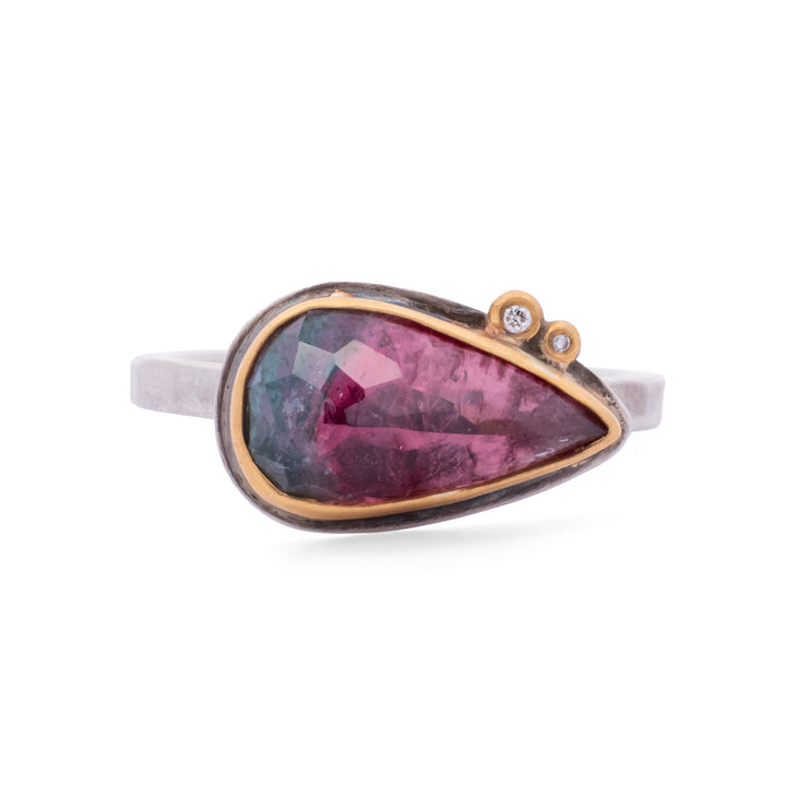 Watermelon Tourmaline Ring
