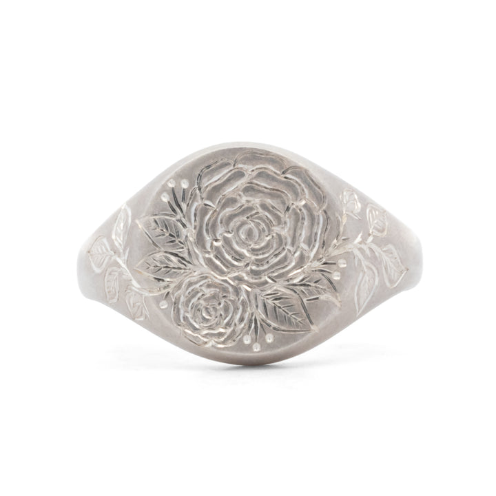 Beloved Rose Signet Ring