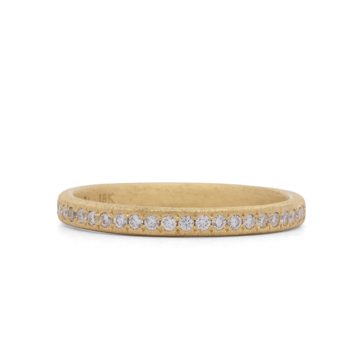 2.3mm Half Eternity Diamond Band