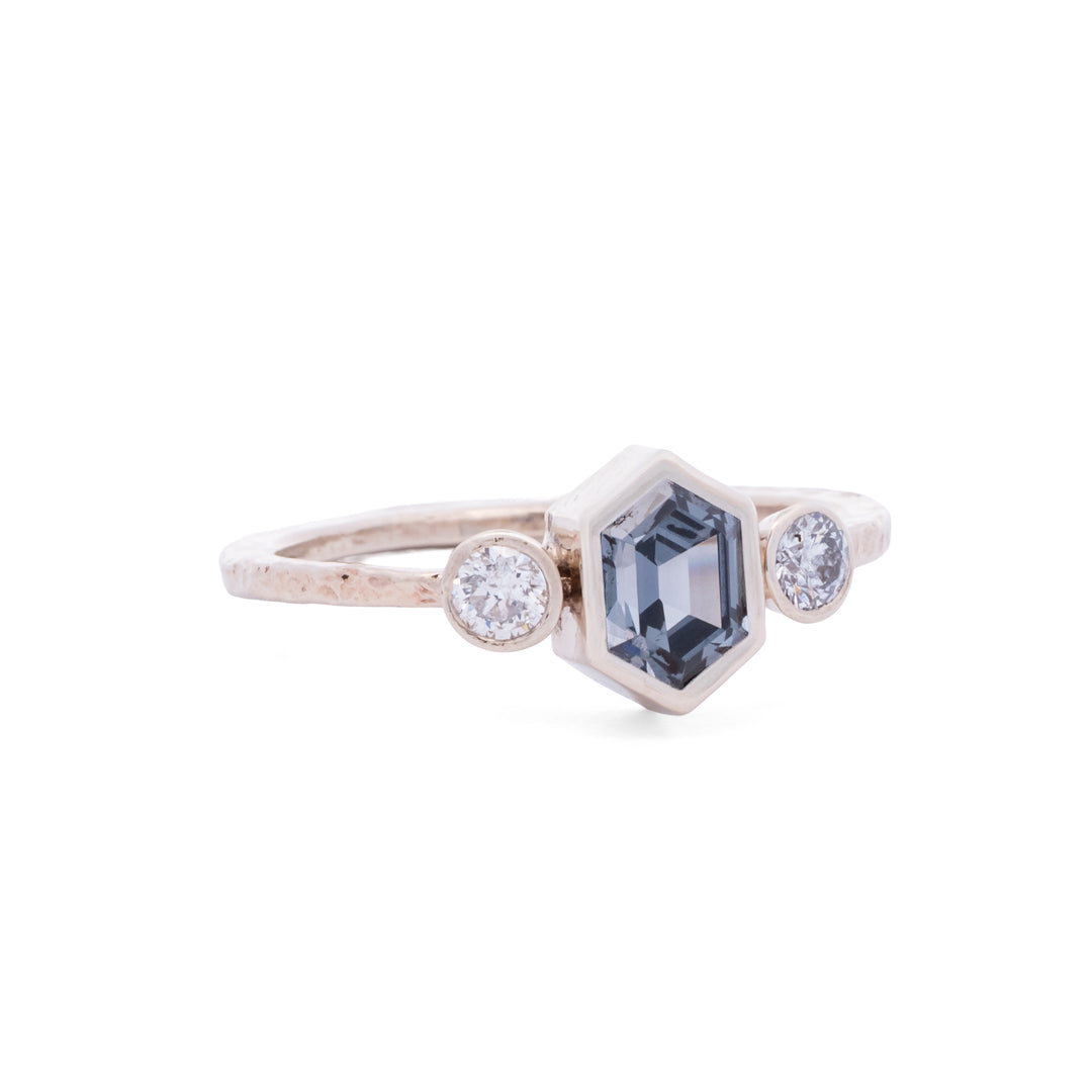 Spinel and Diamond Ring