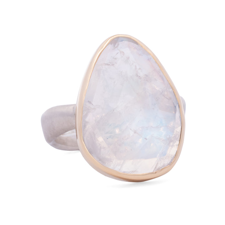 Rainbow Moonstone Ring