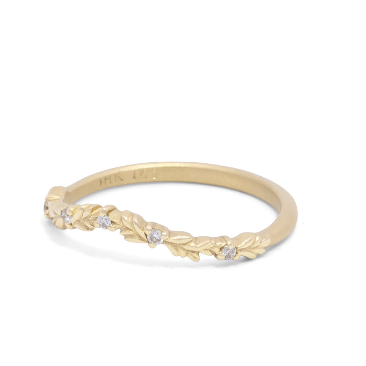 Wood Nymph Faye Slender Soft V Guard Ring