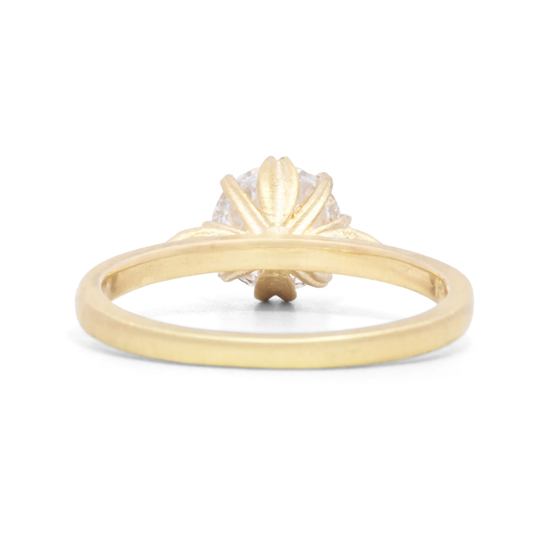 Lotus & Petal Diamond Ring
