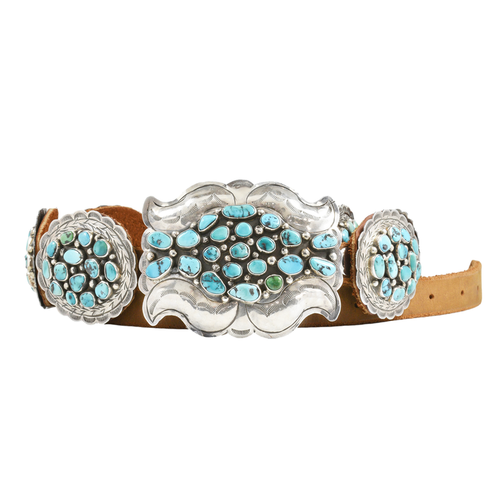 Jimmy Emerson 11 Concho Turquoise Belt