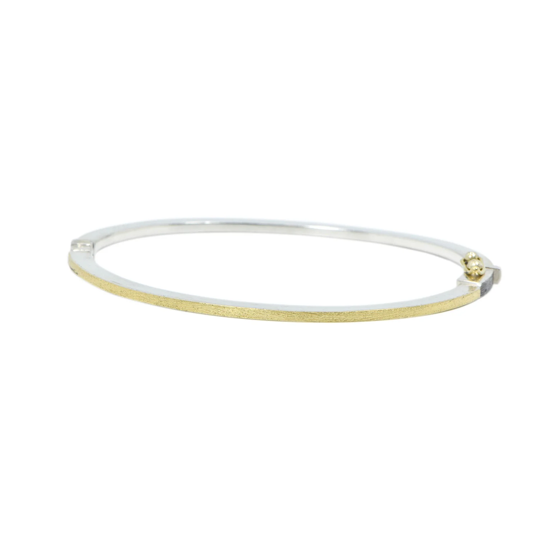 1.8mm Twenty One Gold Bangle Bracelet