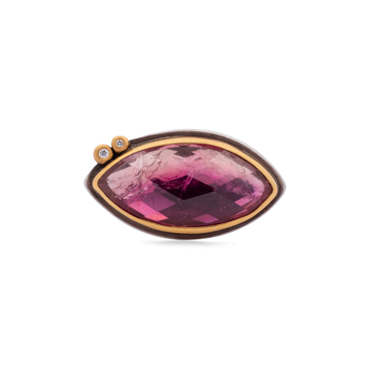 Ombre Pink Tourmaline Ring