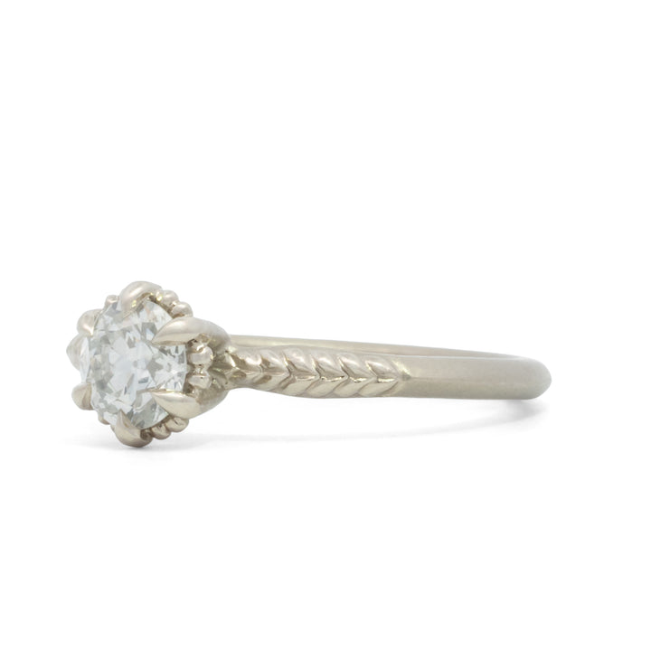 Old European Cut Evergreen Solitaire Ring