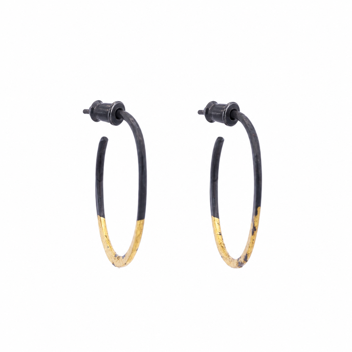 Sickle Hoop Earrings