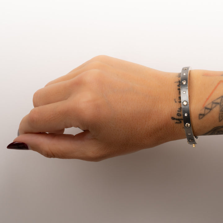 Trunk Show 6 mm Melia Champagne & White Diamond Bracelet