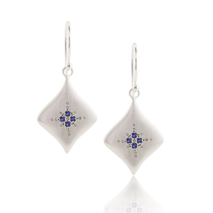 Silver Night Drop Earrings