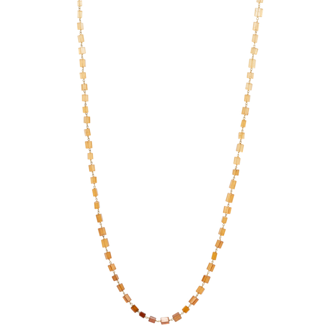 Ombre Hessonite Garnet Necklace