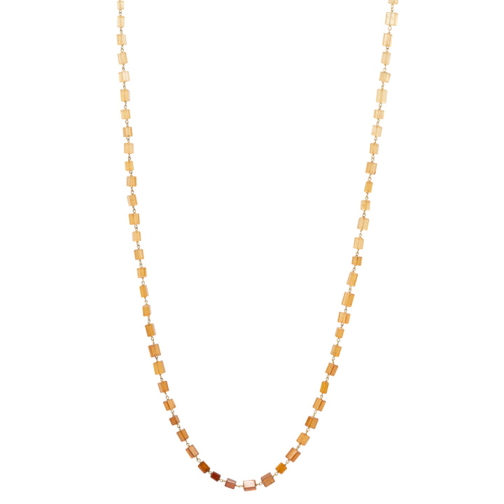 Ombre Hessonite Garnet Necklace