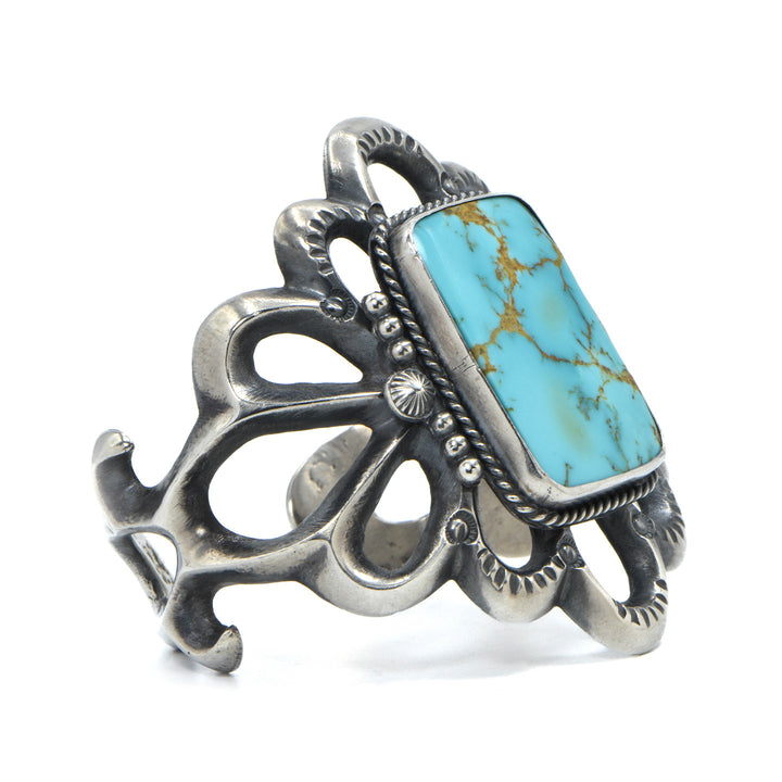 Rectangle Turquoise Cuff Bracelet