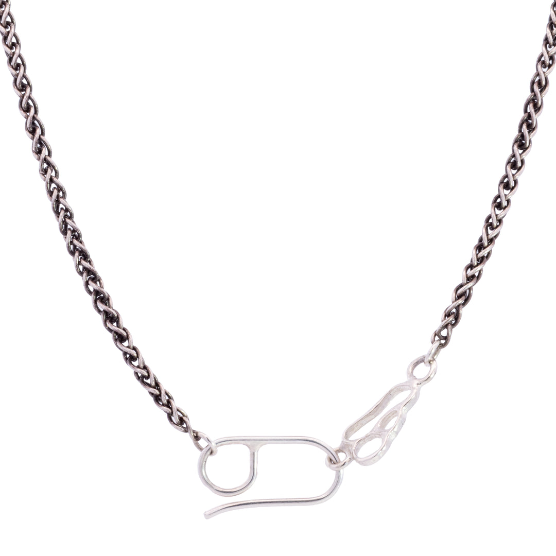 Pink Tourmaline Shield Necklace