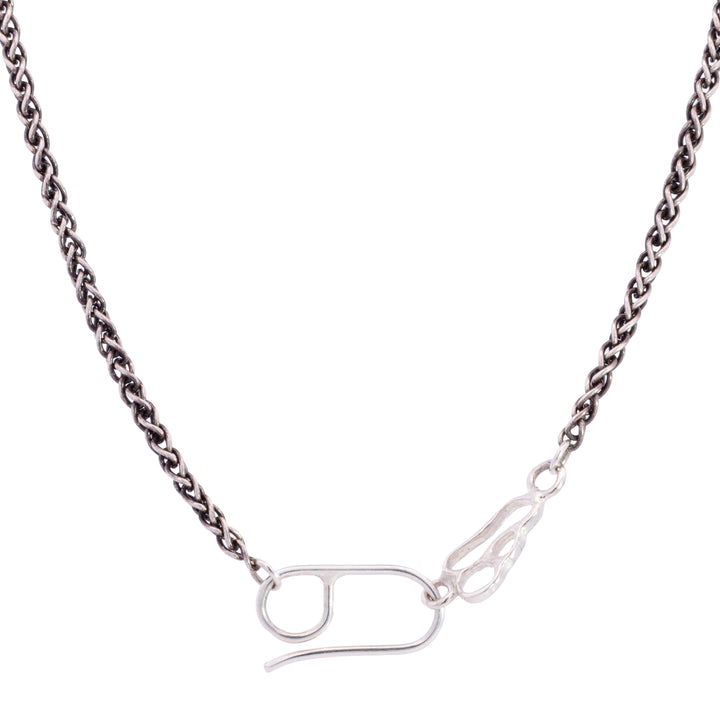 Pink Tourmaline Shield Necklace