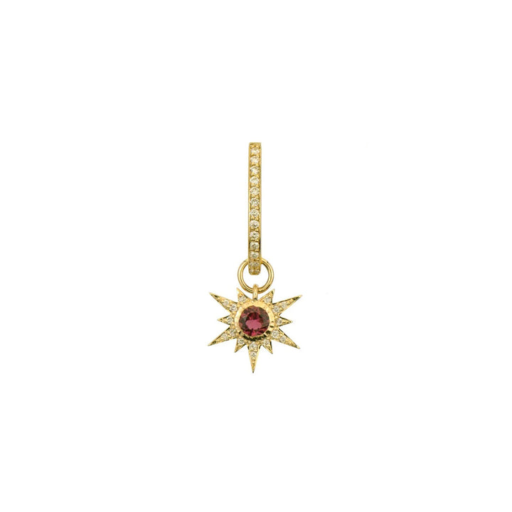 Tiny Love Explosion Tourmaline Charm