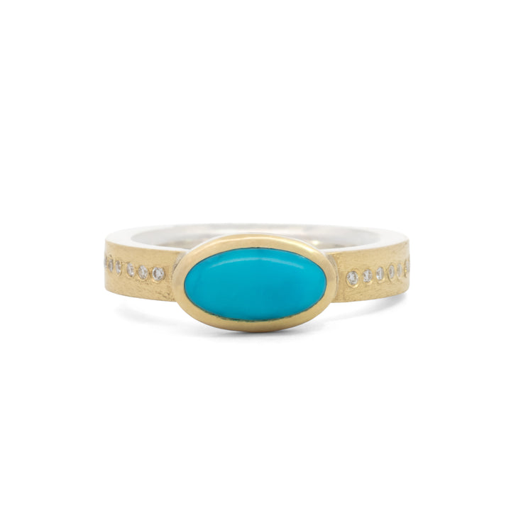 Trunk Show Oval Bezel Turquoise Ring
