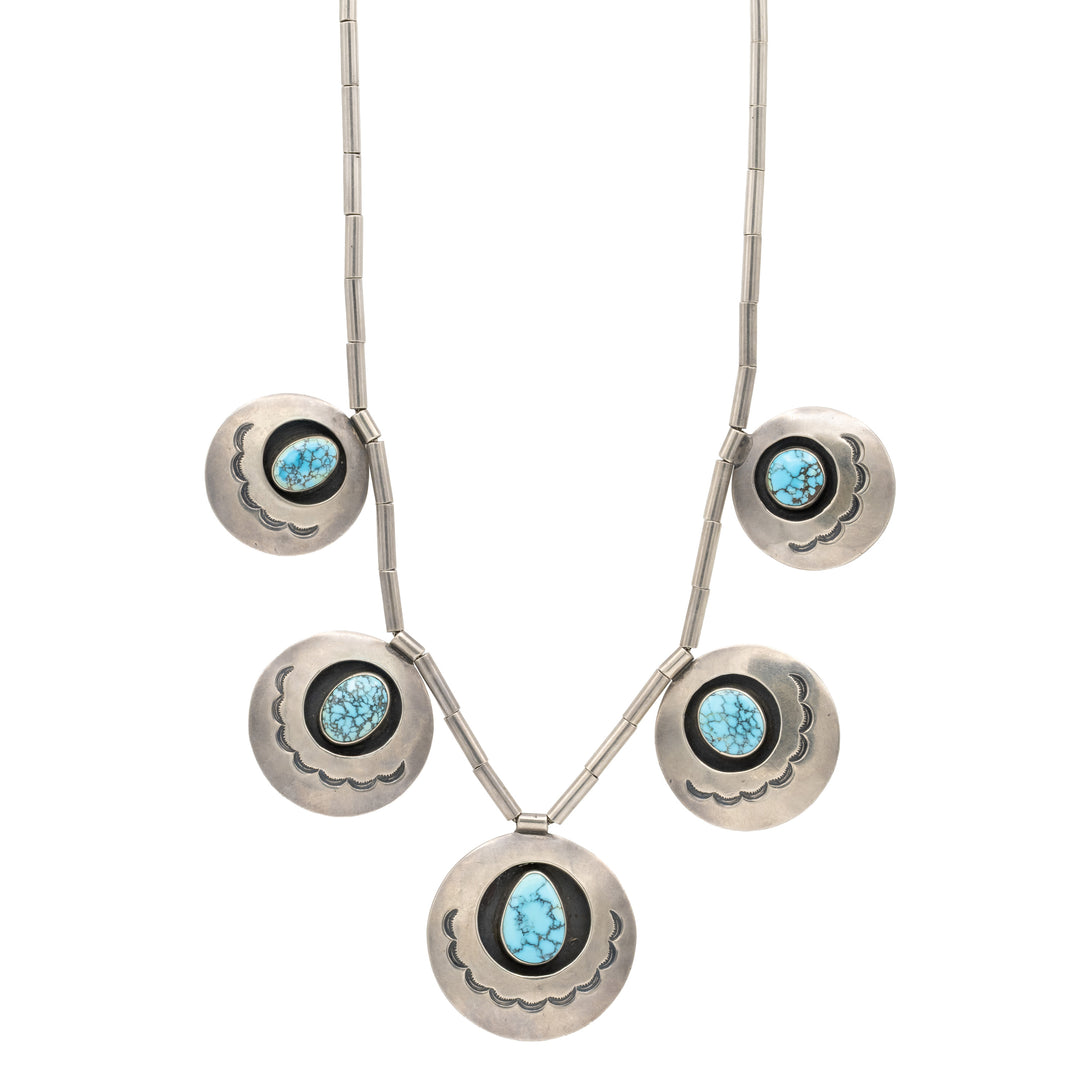 Vintage Navajo Shadow Box Necklace