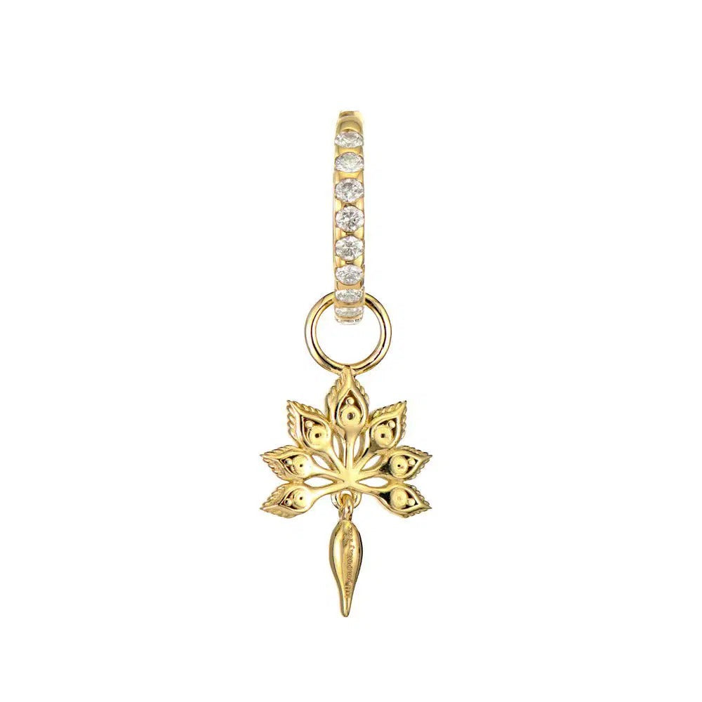 Tiny Peacock Charm