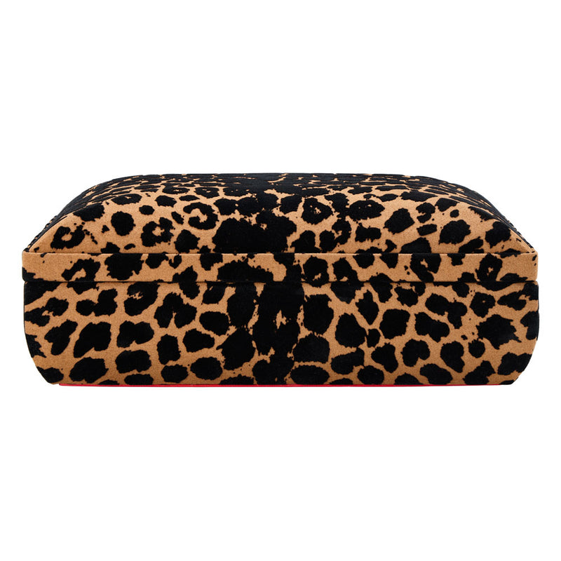 Savanna Leopard Print Medium Jewelry Box