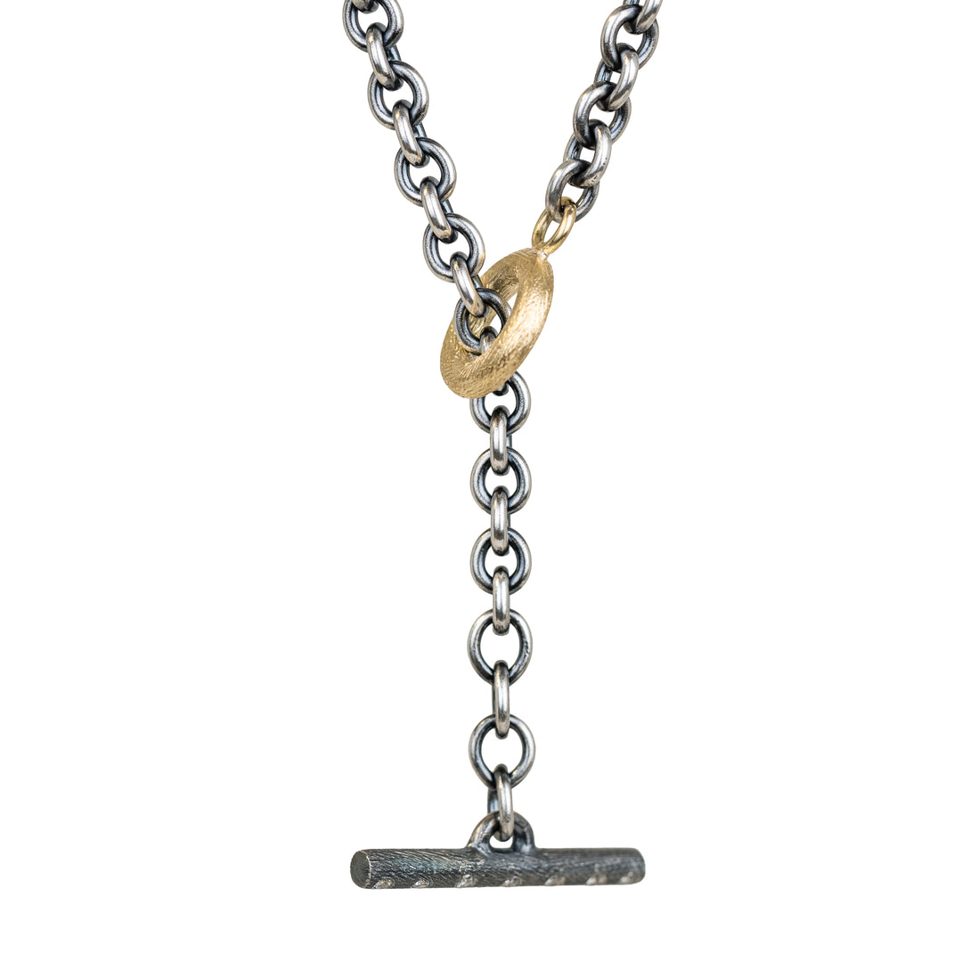 Lucia Lux Diamond Toggle Necklace