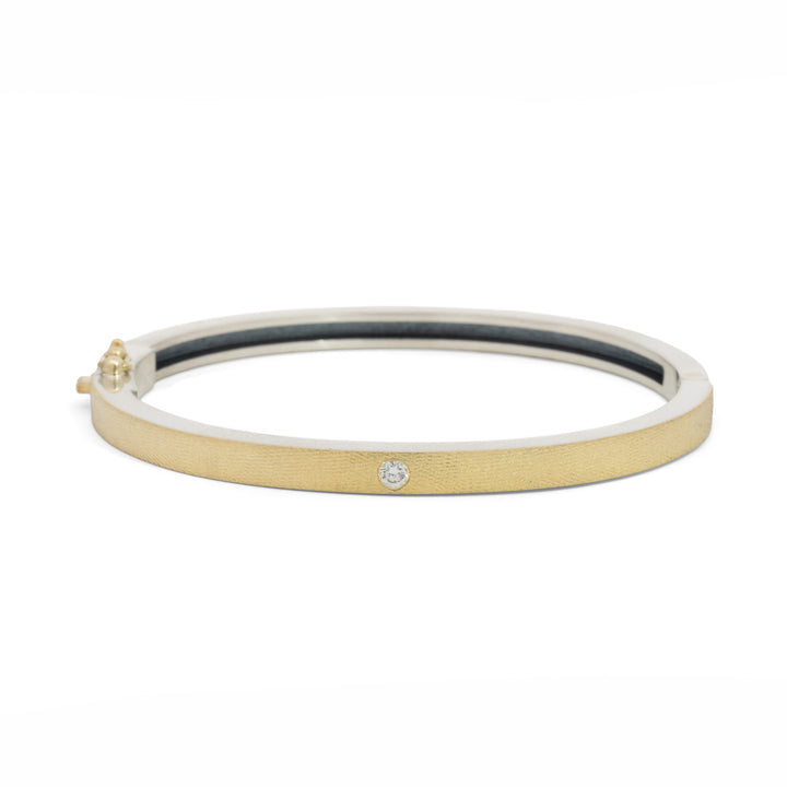 Valery 4 mm Yellow Gold Diamond Bracelet
