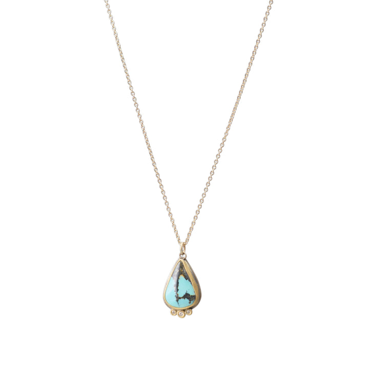 Turquoise Teardrop Necklace